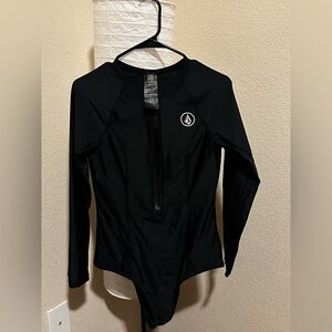 Volcom Black Long Sleeve Rashguard